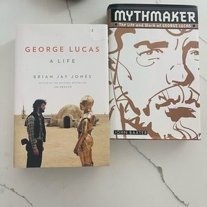 Set of 2 George Lucas biography books myth maker 4/$20